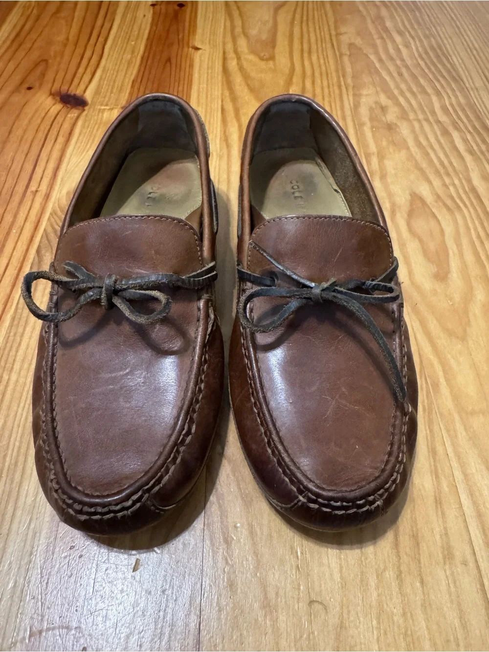 Cole Haan Grant Canoe Driver Moccasins Leather Shoes C12125 Men's Size 9.5 M